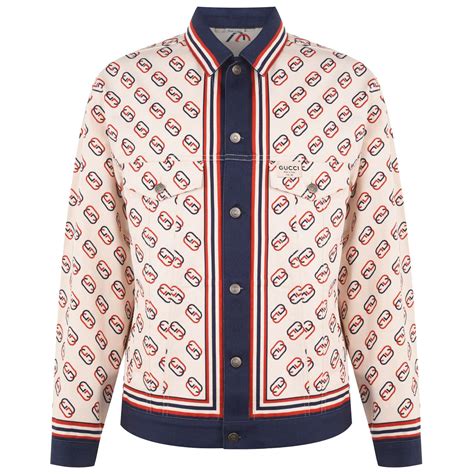 mens denim jacket gucci|gucci technical jackets for men.